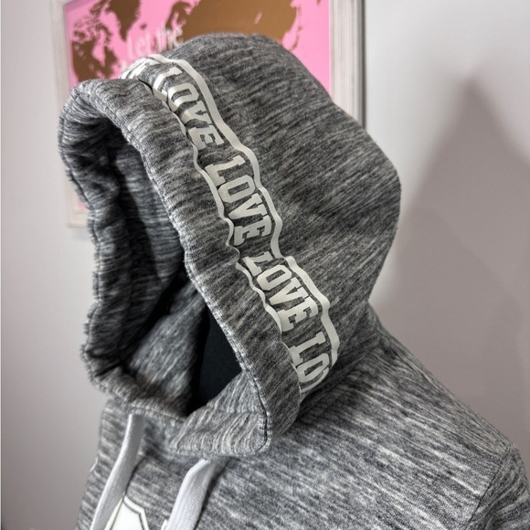 Reflex Heather Gray “Love” Women’s Hoodie (S) - Picture 3 of 7